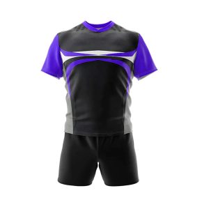 Wholesale Tipple Colour Latest Design Custom Logo Rugby Uniform For Sale