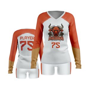 Personalized 100% Polyester Jersey Two Piece Volleyball Uniforms
